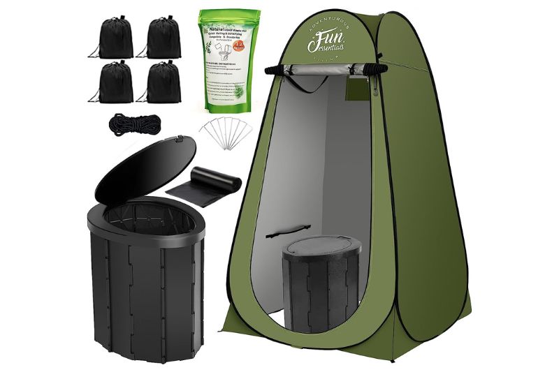FUN ESSENTIALS Portable Toilet Kit Review