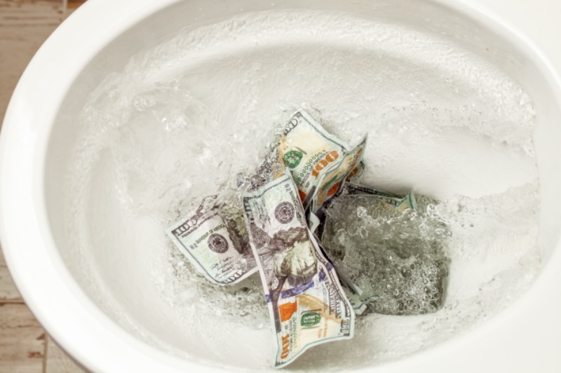 How Much Water Does A Running Toilet Use?