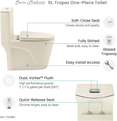 Swiss Madison Well Made Forever SM-1T254 Toilet Review