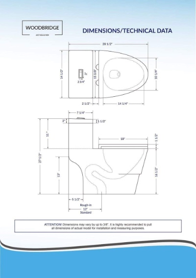WOODBRIDGE One Piece ‎T-0019 Toilet Review